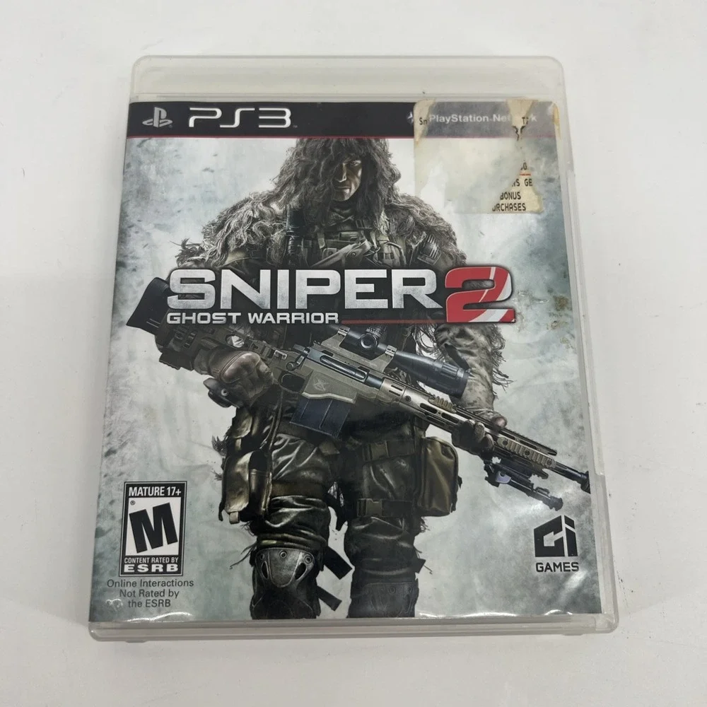 Sniper: Ghost Warrior 2 PS3 Sony PlayStation 3 CIB Complete w/ Manual Shooter
